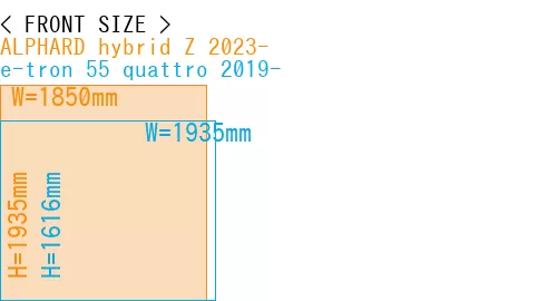 #ALPHARD hybrid Z 2023- + e-tron 55 quattro 2019-